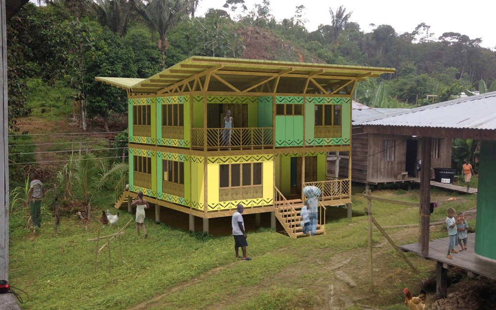 Módulo de vivienda progresiva Trinidad de Bubuey – Timbiquí, Cauca